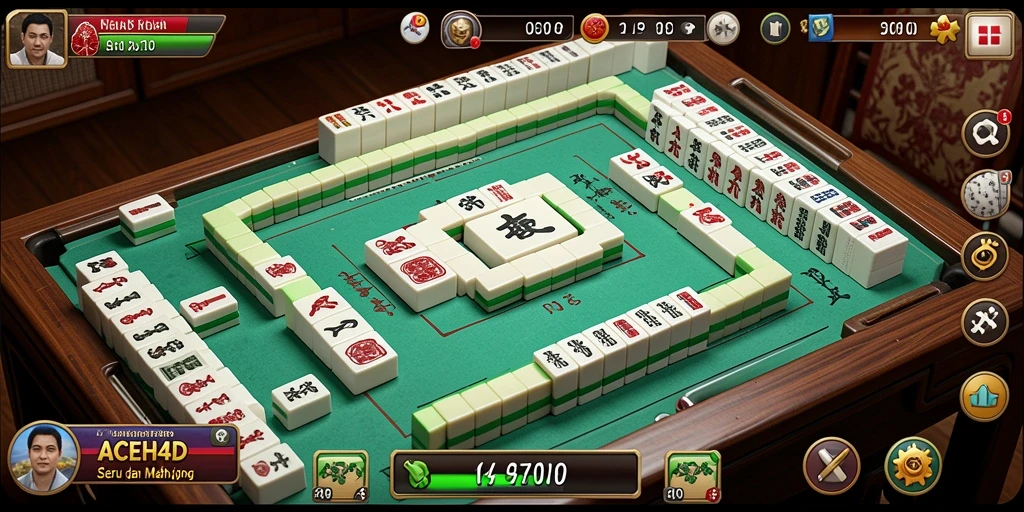 Tampilan permainan Mahjong yang seru dan menantang di ACEH4D.