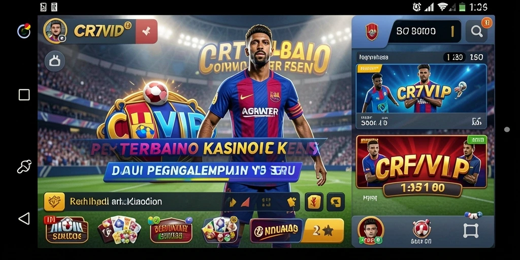 Tampilan gameplay CR7VIP yang memukau dan mengasyikkan.