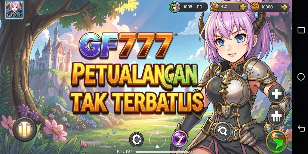 Tampilan gameplay GF777 yang penuh warna dan mendebarkan.