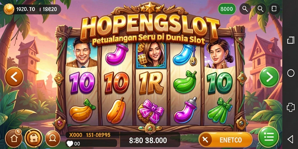 Tampilan gameplay HOPENGSLOT yang mendebarkan dan penuh petualangan.