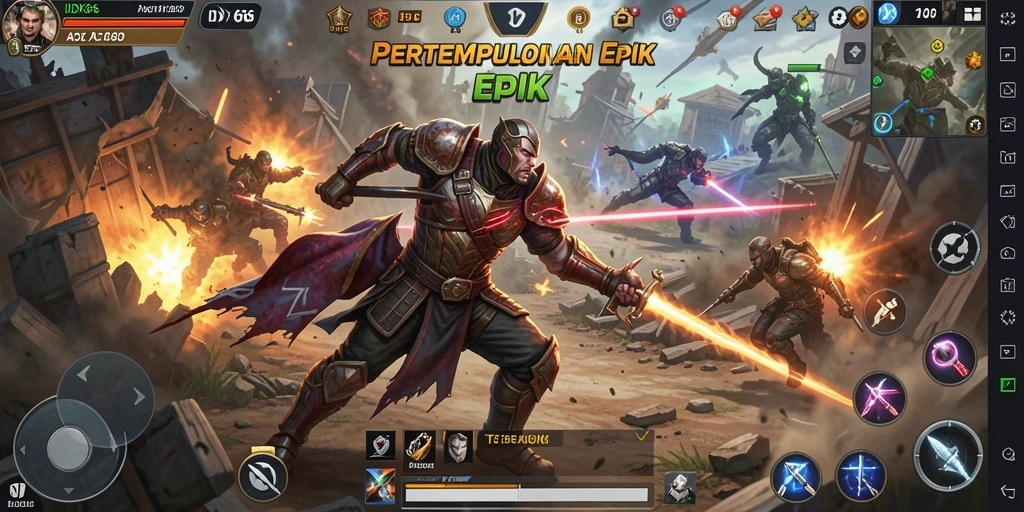 Screenshot gameplay IDX66 menampilkan aksi seru dan grafis yang memukau.