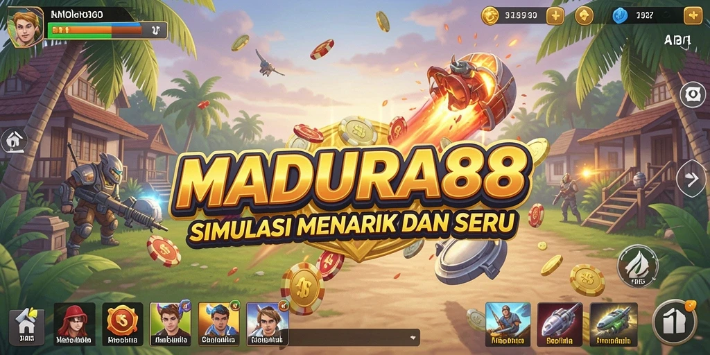 Screenshot gameplay MADURA88 yang menampilkan elemen simulasi yang menarik.