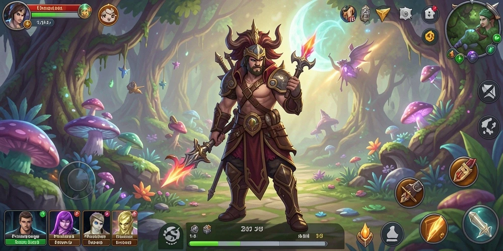 Tampilan gameplay petualangan seru di MPOID yang menakjubkan.