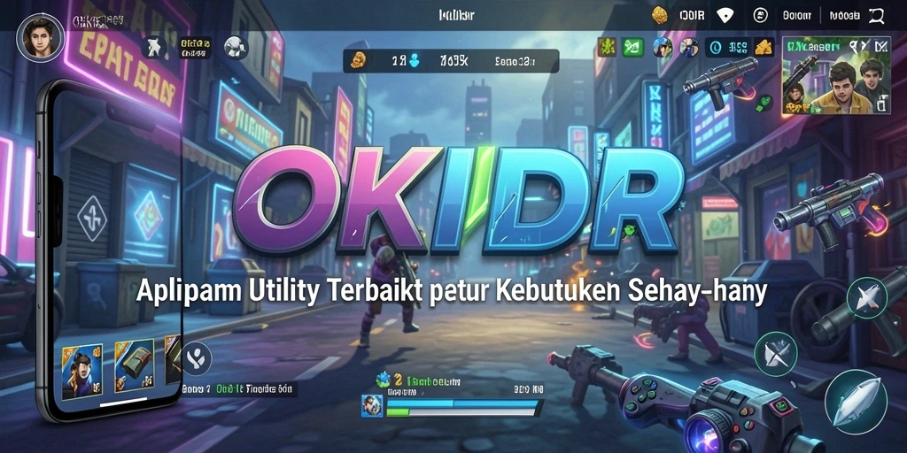 Screenshot tampilan antarmuka aplikasi OKIDR yang memudahkan pengguna.
