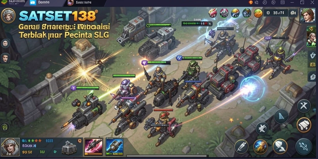 Tangkapan layar menunjukkan gameplay menegangkan dalam SATSET138.
