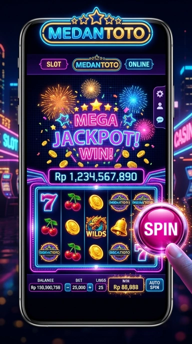 Tampilan antarmuka pengguna medantoto yang intuitif.